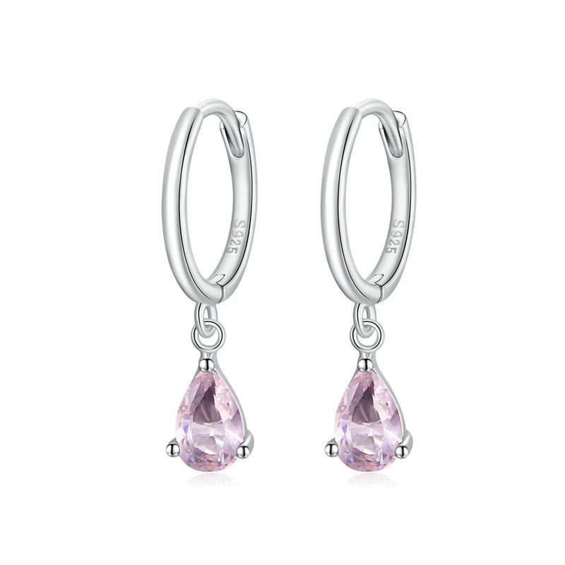 Millenia drop earrings drop cut, Color, 925 Sterling Silver