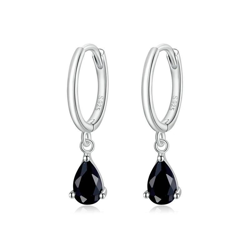 Millenia drop earrings drop cut, Color, 925 Sterling Silver