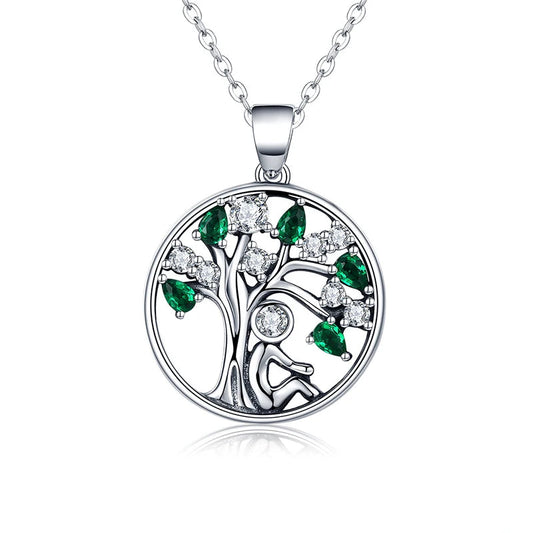 Tree of Life Necklace for Women 925 Sterling Silver