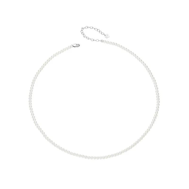 Fresh water pearl necklace - Sterling silver