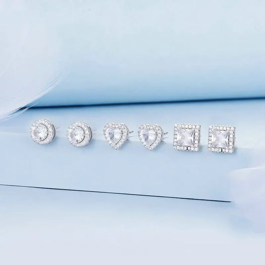 Stud earrings for woman - 925 Sterling Silver