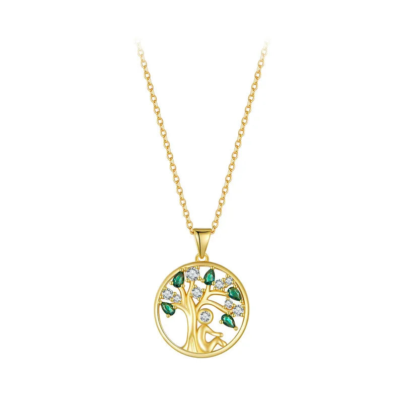 Tree of Life Necklace for Women 925 Sterling Silver